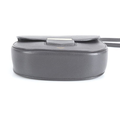 Celine Trotter Leather Shoulder Bag Crossbody Hand Tote Gold Hardware Women's