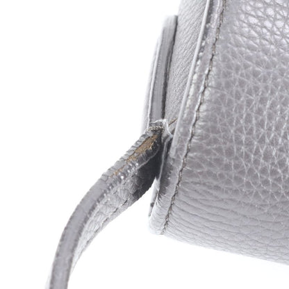 Celine Trotter Leather Shoulder Bag Crossbody Hand Tote Gold Hardware Women's