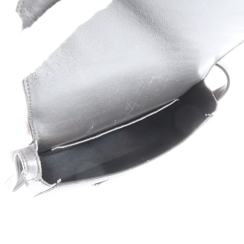 Celine Trotter Leather Shoulder Bag Crossbody Hand Tote Gold Hardware Women's