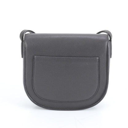 Celine Trotter Leather Shoulder Bag Crossbody Hand Tote Gold Hardware Women's