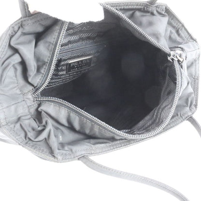 Prada Tessuto Nylon Triangle Logo Tote Bag Shoulder Black Women's CEE Da3-8