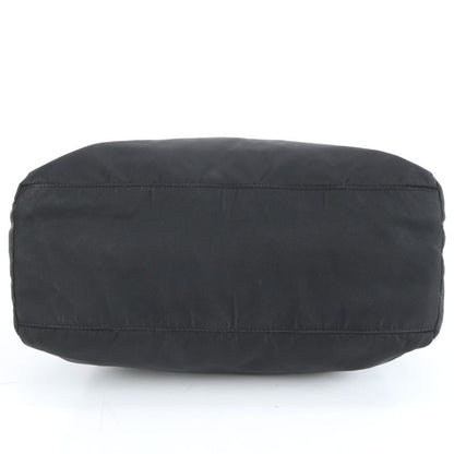 Prada Tessuto Nylon Triangle Logo Tote Bag Shoulder Hand Black Women's CRR