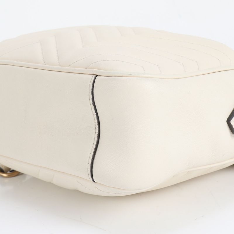 Gucci GG Marmont 443499 Leather Shoulder Bag Crossbody Quilted Women's CRR