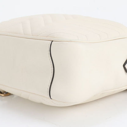 Gucci GG Marmont 443499 Leather Shoulder Bag Crossbody Quilted Women's CRR