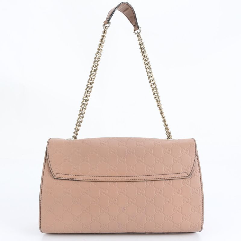 Guccissima Emily Horsebit Leather Chain Shoulder Bag Shoulder Tote 295402