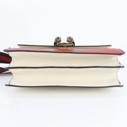 Gucci Bamboo Duo Nuosos Leather 2WAY Shoulder Bag Crossbody 448075 Hand Tote