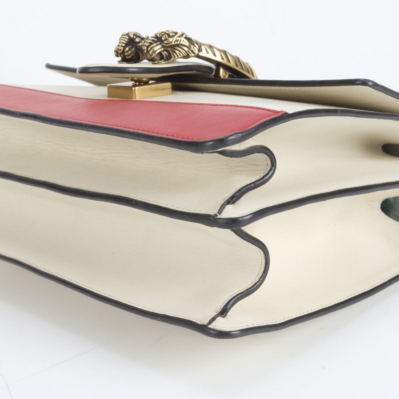 Gucci Bamboo Duo Nuosos Leather 2WAY Shoulder Bag Crossbody 448075 Hand Tote