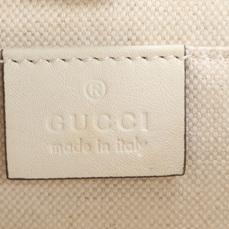 Gucci Bamboo Duo Nuosos Leather 2WAY Shoulder Bag Crossbody 448075 Hand Tote