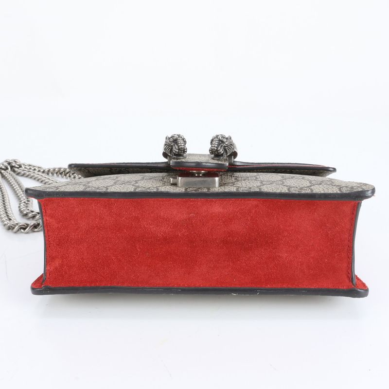 Gucci GG Supreme Duonisos Leather 2WAY Chain Shoulder Bag Crossbody 421970 Tote