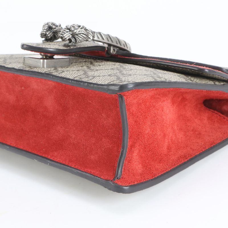 Gucci GG Supreme Duonisos Leather 2WAY Chain Shoulder Bag Crossbody 421970 Tote