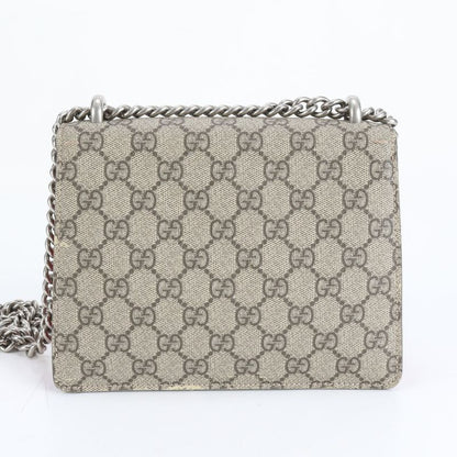 Gucci GG Supreme Duonisos Leather 2WAY Chain Shoulder Bag Crossbody 421970 Tote