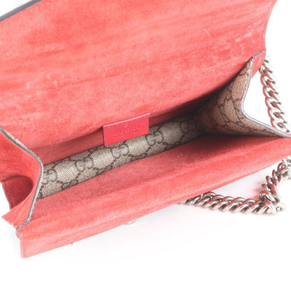 Gucci GG Supreme Duonisos Leather 2WAY Chain Shoulder Bag Crossbody 421970 Tote