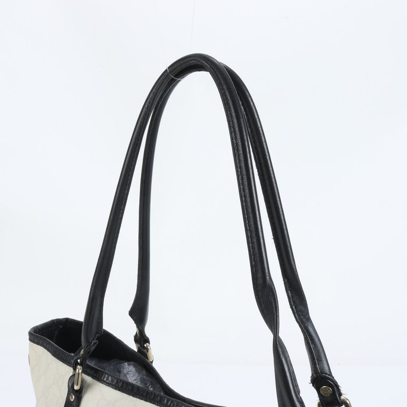 Gucci GG Supreme 197953 Leather Tote Bag Shoulder Hand Gold Hardware A4 Ladies