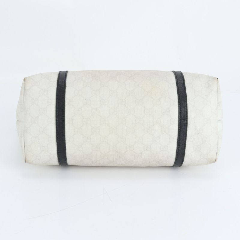 Gucci GG Supreme 197953 Leather Tote Bag Shoulder Hand Gold Hardware A4 Ladies