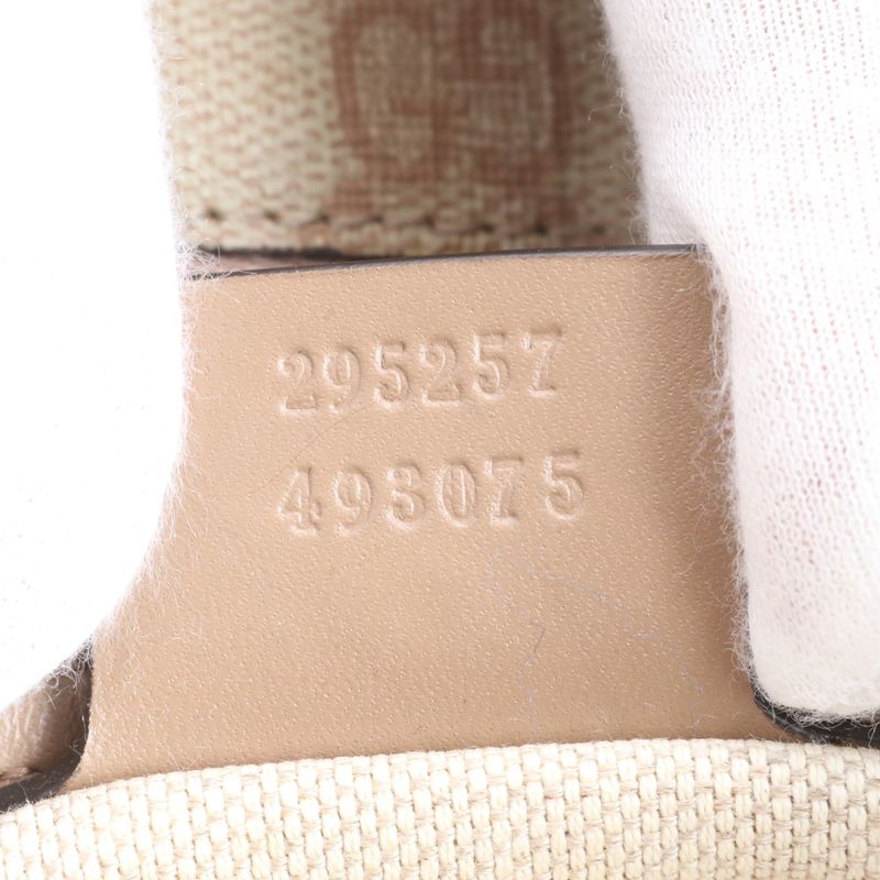 Gucci GG Supreme 295257 Leather Shoulder Bag Crossbody Hand Tote Women's CRR