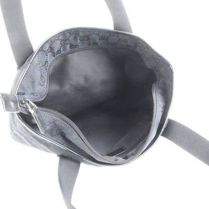 Gucci GG Canvas Leather Tote Bag Shoulder 019 0401 Black Business Commute