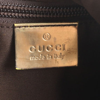 Gucci GG Canvas 181092 Leather Shoulder Bag Crossbody Tote Gold Women's CRR