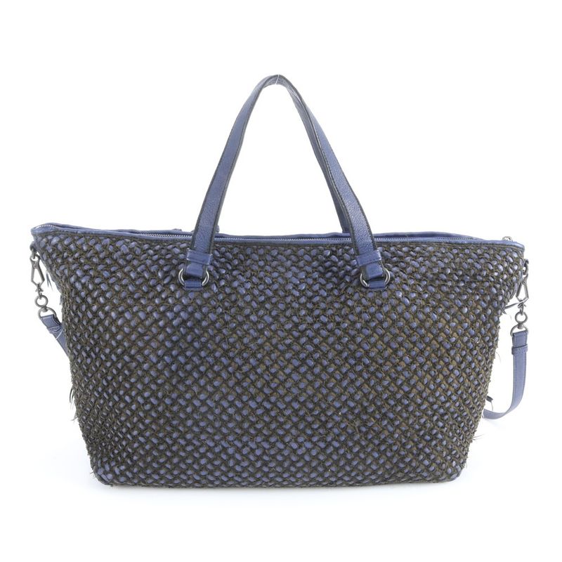 Bottega Veneta Intrecciato Woven Leather 2WAY Tote Bag Crossbody Shoulder