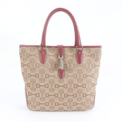 Gucci New Jackie Horsebit Pattern Leather Tote Bag Shoulder 145818 Hand Women's