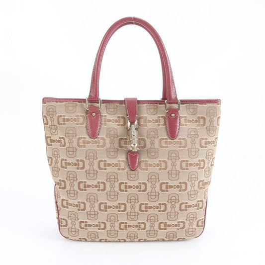 Gucci New Jackie Horsebit Pattern Leather Tote Bag Shoulder 145818 Hand Women's