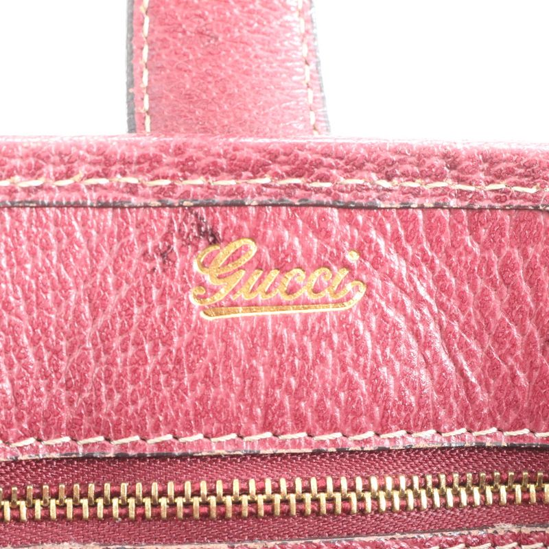 Gucci New Jackie Horsebit Pattern Leather Tote Bag Shoulder 145818 Hand Women's