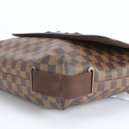 Louis Vuitton Damier Brooklyn MM N51211 Leather Shoulder Bag Crossbody Messenger