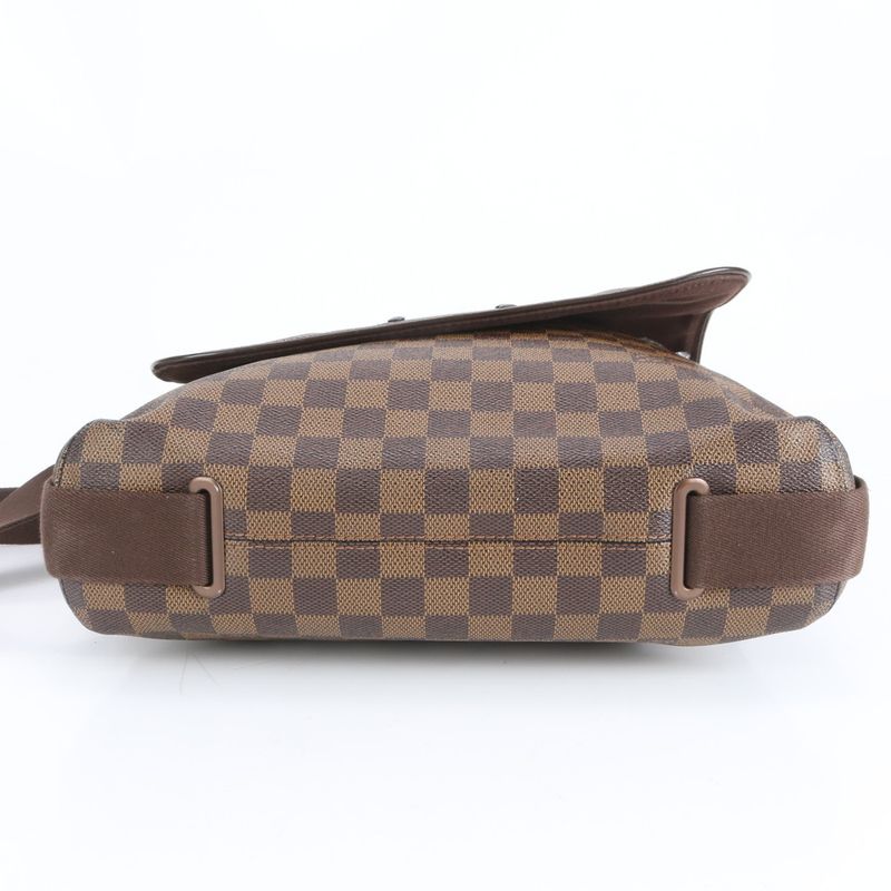 Louis Vuitton Damier Brooklyn MM N51211 Leather Shoulder Bag Crossbody Messenger