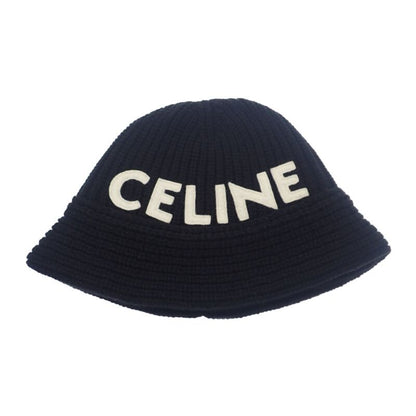 Celine Bucket 2a47t384d Hat Cashmere Black TU Ladies [ranked A