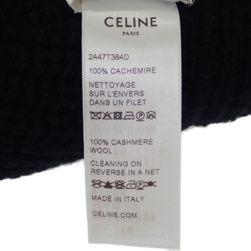 Celine Bucket 2a47t384d Hat Cashmere Black TU Ladies [ranked A