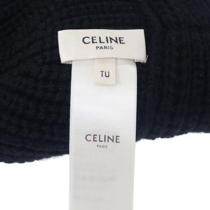 Celine Bucket 2a47t384d Hat Cashmere Black TU Ladies [ranked A