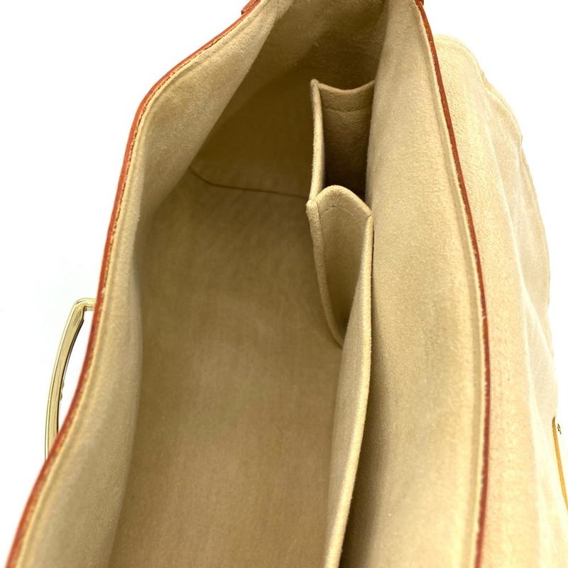 Louis Vuitton Beverly MM Handbag Monogram Canvas M40121 Brown Sr3097 Women