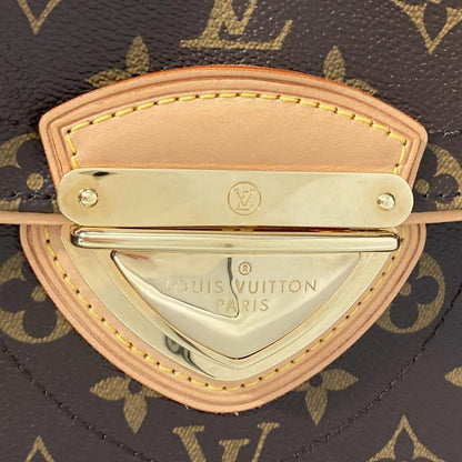 Louis Vuitton Beverly MM Handbag Monogram Canvas M40121 Brown Sr3097 Women
