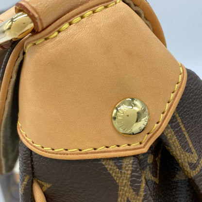 Louis Vuitton Beverly MM Handbag Monogram Canvas M40121 Brown Sr3097 Women