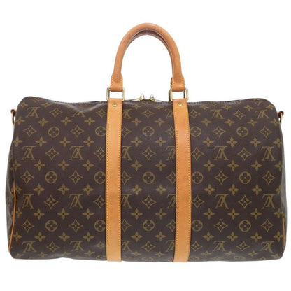 Louis Vuitton Keepall Bandoliere 45 Monogram M41418 Boston Bag LV 0601 Louis