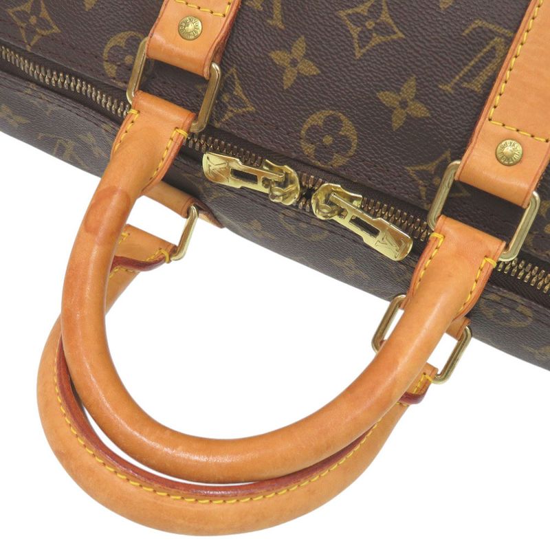 Louis Vuitton Keepall Bandoliere 45 Monogram M41418 Boston Bag LV 0601 Louis