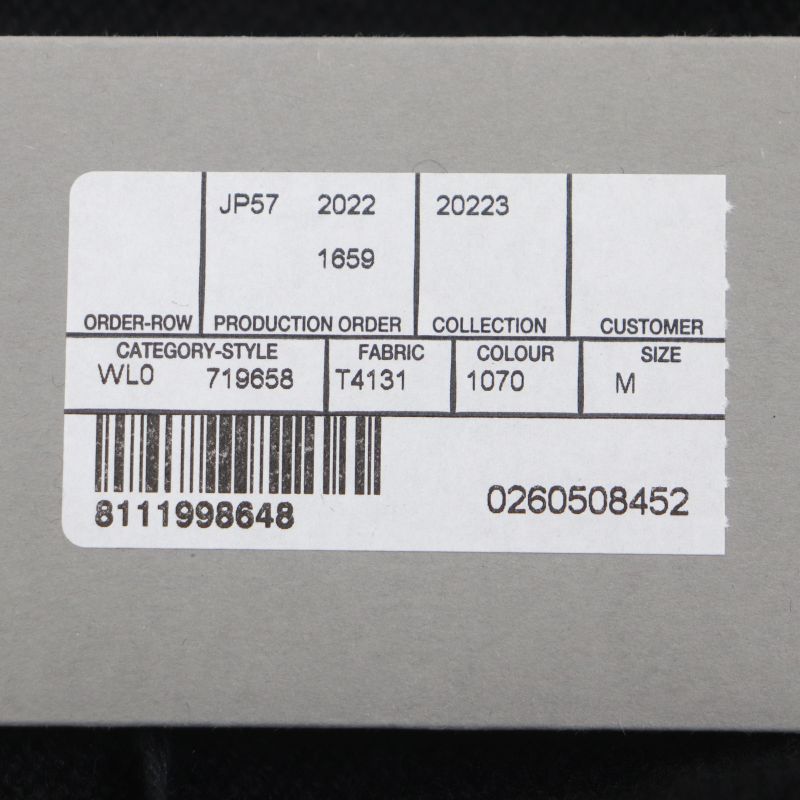 Balenciaga 22AW 719658 100% Cashmere Be Different Embroidered Crew Neck Knit