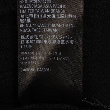 Balenciaga 22AW 719658 100% Cashmere Be Different Embroidered Crew Neck Knit