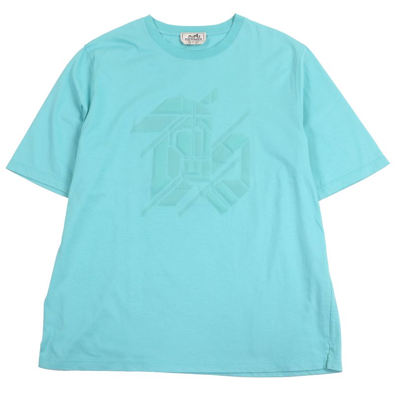 Hermes Cheveau En Symmetry 100% Cotton Cut And Sewn Short Sleeve T-shirt Light