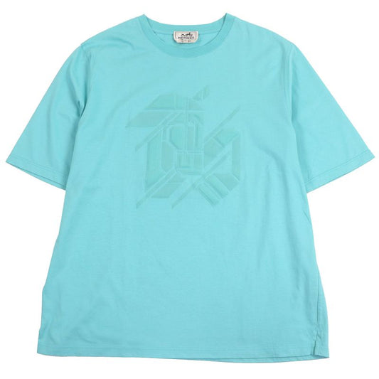 Hermes Cheveau En Symmetry 100% Cotton Cut And Sewn Short Sleeve T-shirt Light