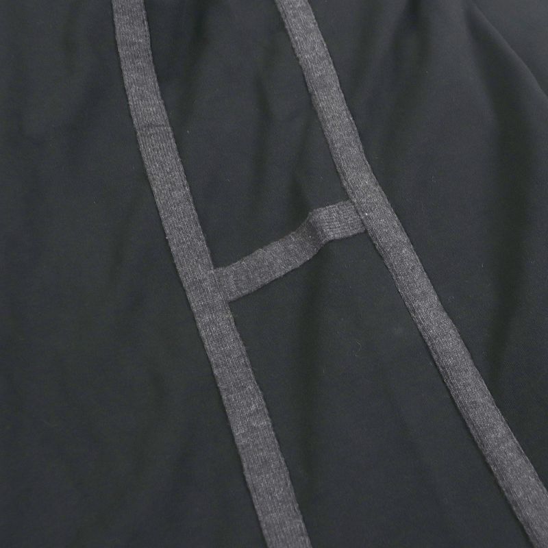 Hermes 100% Cotton Serie Button H Logo Design Short Sleeve Polo Shirt Black M