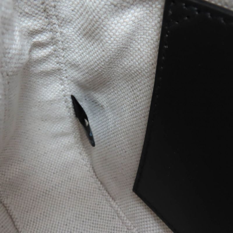 Gucci 735049 Ggmatelasse 2WAY Leather Handbag Shoulder Bag Black Storage With