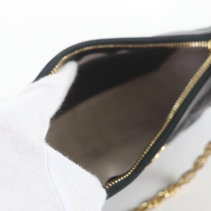 Gucci 735049 Ggmatelasse 2WAY Leather Handbag Shoulder Bag Black Storage With