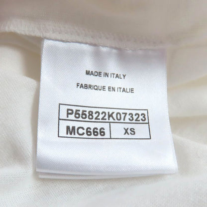 CHANEL P55822 100% Cotton Cuba Collection Coco Mark Long Sleeve T-shirt White