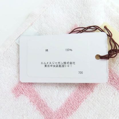 Hermes Avalon 100% Cotton Rose Lira H Design Bath Towel With Box Made In France