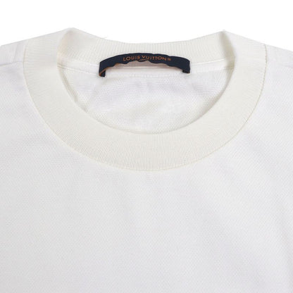  Louis Vuitton 24SS Hqy41w 100% Cotton Monogram Crew Neck Short Sleeve White M