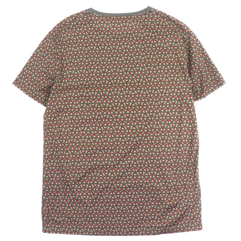 Hermes 100% Cotton Chaine D'ancre Patterned Crew Neck Short Sleeves Short