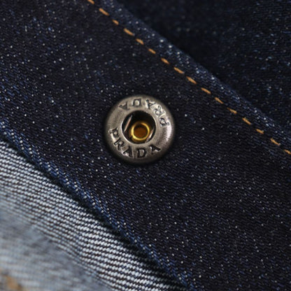 Prada 23SS Gec067 Triangle Logo Triangle Plate Washed Short Sleeve Short