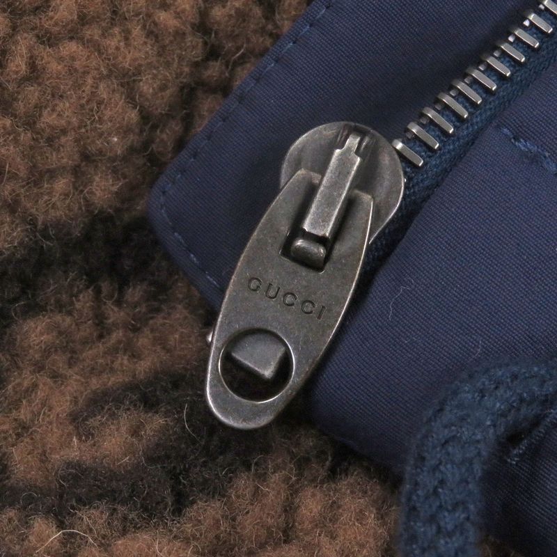 Gucci 673635 Boa Lined GG Logo All Over 2WAY Technical Jersey Vest/jacket