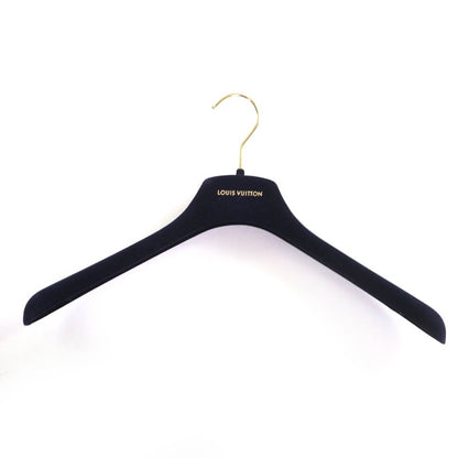 Louis Vuitton 1a5ibt Long Length Damier Down Coat With Hood Gray Black Lame 34