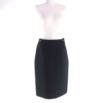 Hermes 23AW 3h0316dx 100% Wool Knee-length Tight Skirt With Serie Hardware